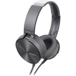 Наушники с микрофоном Sony Sony MDR-XB950AP (серые)
