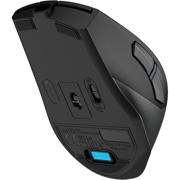 Мышь A4Tech Fstyler FG45CS Air2 (черный/серый)
