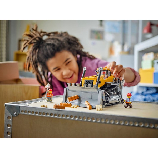 Конструктор LEGO City 60466 Желтый бульдозер