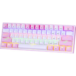 Клавиатура Redragon Fizz (розовый/белый) 70672