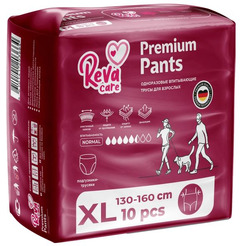 Трусы впитывающие для взрослых Reva Care XL 130-160см (10шт) 203688