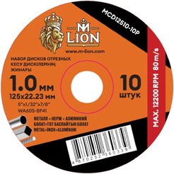 Круг отрезной по металлу M-Lion MCD12510P
