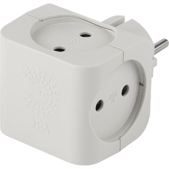 Разветвитель электрический без заземлением ЭРА SP-4-W (Б0005103)