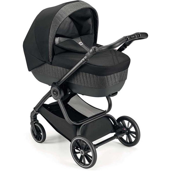 Универсальная коляска CAM Levante (2 в 1, темно-серый/матовый черный)