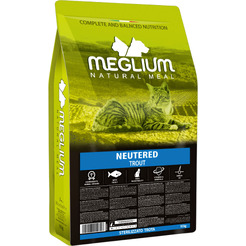 Сухой корм для кошек Meglium Cat Adult Neutered Trout MGS0610 (10кг)