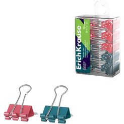 Зажимы для бумаг Erich Krause Reef 65318 19 мм (10 шт)