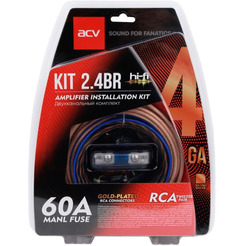 Комплект проводов для 2-х канального усилителя ACV KIT 2.4BR