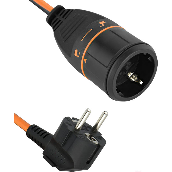 Удлинитель Electraline 01666 (30 м, оранжевый)