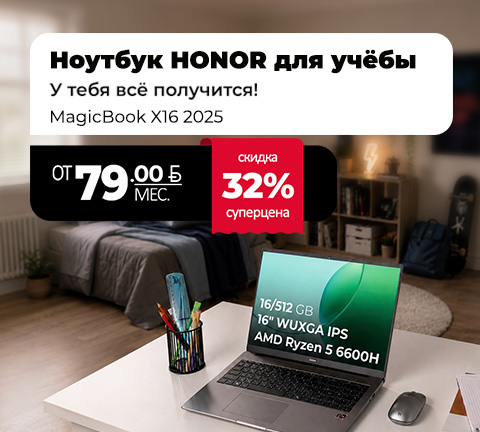 Ноутбук Honor MagicBook X16 2025 GOH-X 5301APLM