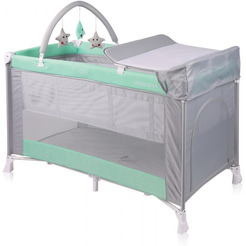 Манеж-кровать LORELLI Verona 2 Plus (серый/зеленый)