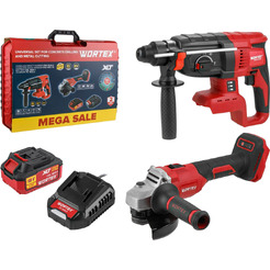 Набор Wortex 1329852 (перфоратор, болгарка)