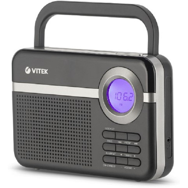 Радиоприемник настольный Vitek VT-3592 черный