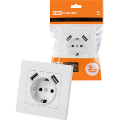 Розетка TDM Electric Сенеж SQ1816-0053