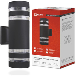 Уличный светильник INhome POLO-R-2хA60-BL 4690612037943