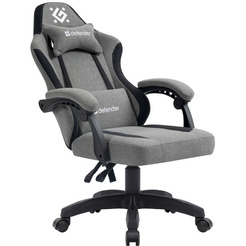 Игровое кресло Defender Lumen серый/черный (64027)
