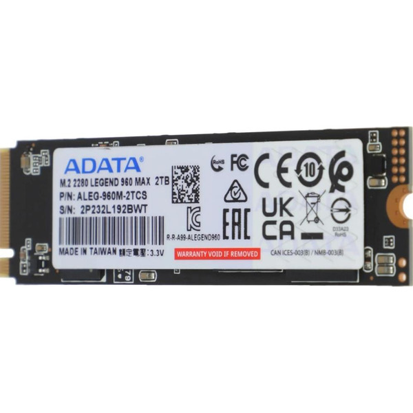 Накопитель SSD A-Data ALEG-960M-2TCS