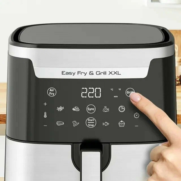 Аэрогриль Tefal Easy Fry & Grill XXL Inox EY801D15