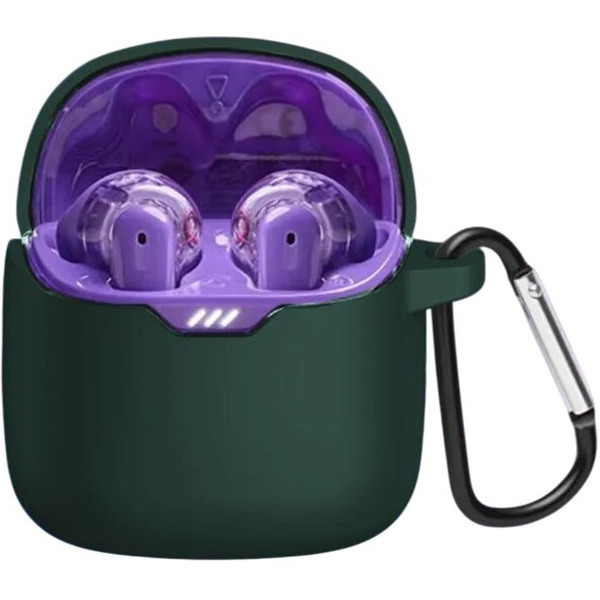 Чехол Bingo Silicone для JBL Tune Flex (темно-зеленый)