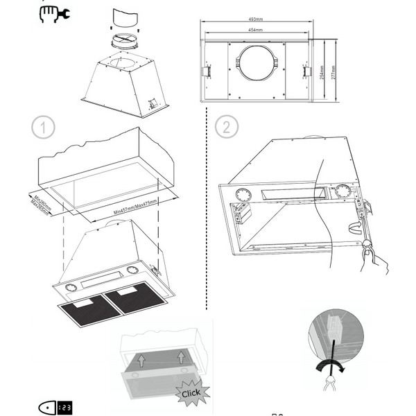 Вытяжка кухонная EXITEQ EX-3015