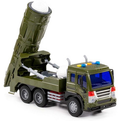Автомобиль с зенитно-ракетной установкой инерционный Полесье Сити 95329