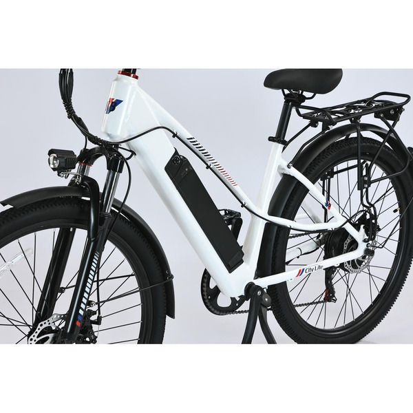 Электровелосипед Smart Balance City Lite 2025 (белый)