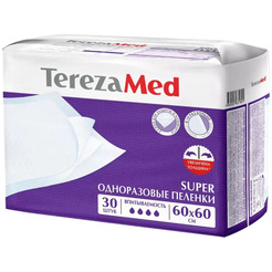 Пеленки TerezaMed Впитывающие Super 60x60 (30 шт)