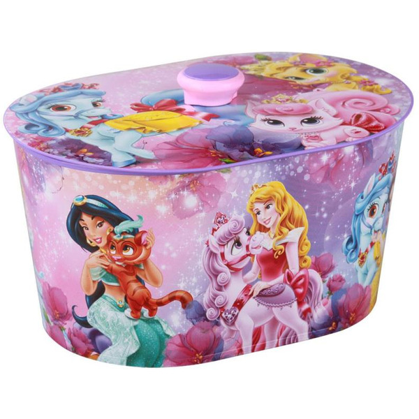 Шкатулка игрушечная "Принцессы Дисней №2 (люкс) овал М3342