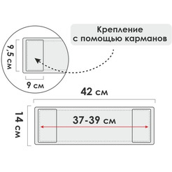 Сменная насадка для швабры  PERFECTO LINEA Solid 44-532034