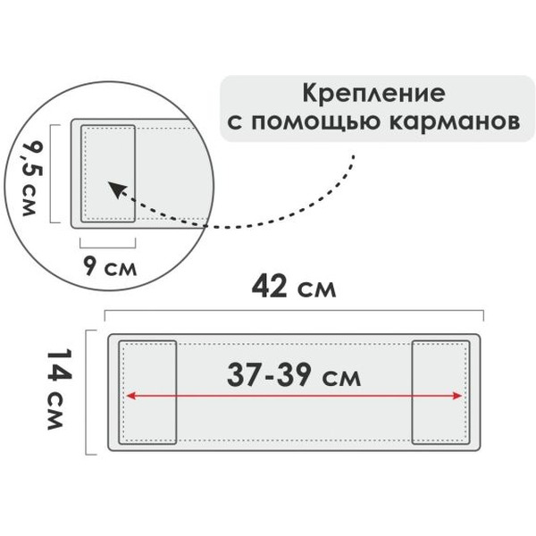 Сменная насадка для швабры  PERFECTO LINEA Solid 44-532034