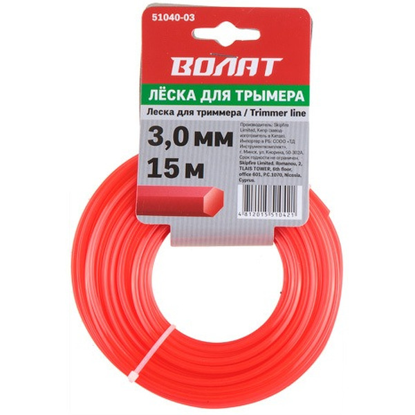 Леска для триммера Волат 51040-03