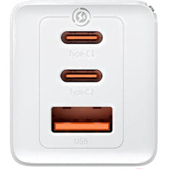 Сетевое зарядное Baseus GaN5 Pro Fast Charger 2C+U 65W CCGP120202 (белый)