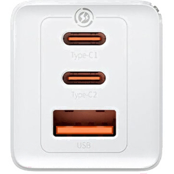 Сетевое зарядное Baseus GaN5 Pro Fast Charger 2C+U 65W CCGP120202 (белый)