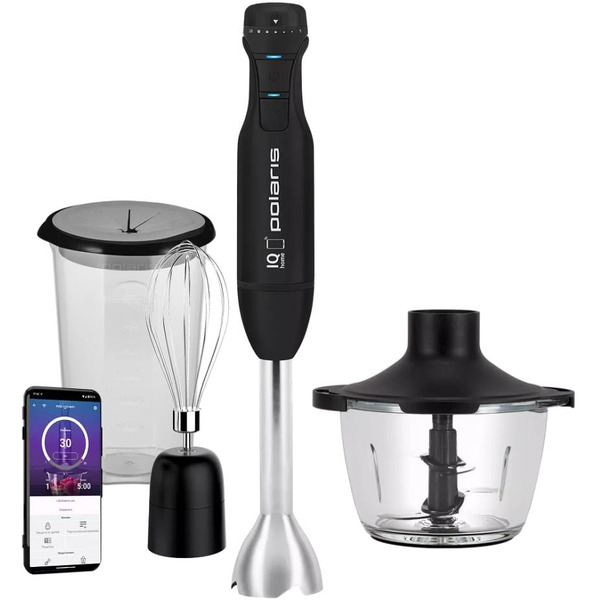 Блендер ручной POLARIS PHB 1551 WIFI IQ Home (Черный)