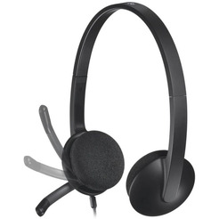 Наушники с микрофоном Logitech H340 981-000509 (серый/черный)