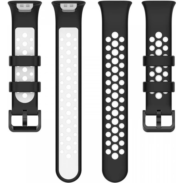 Ремешок для умных часов Bingo Sport для Xiaomi Smart Band 7 Pro (черный/белый)
