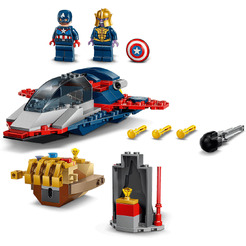 Конструктор LEGO Marvel Капитан Америка против Таноса 76319