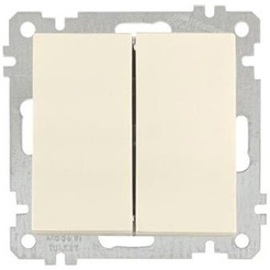 Выключатель Mutlusan 2100-402-0102 слоновая кость (21 серия)