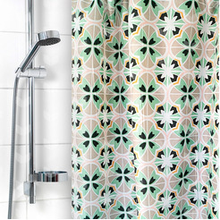 Штора для ванной комнаты Вилина 6666-2221-1 (Восточный орнамент)