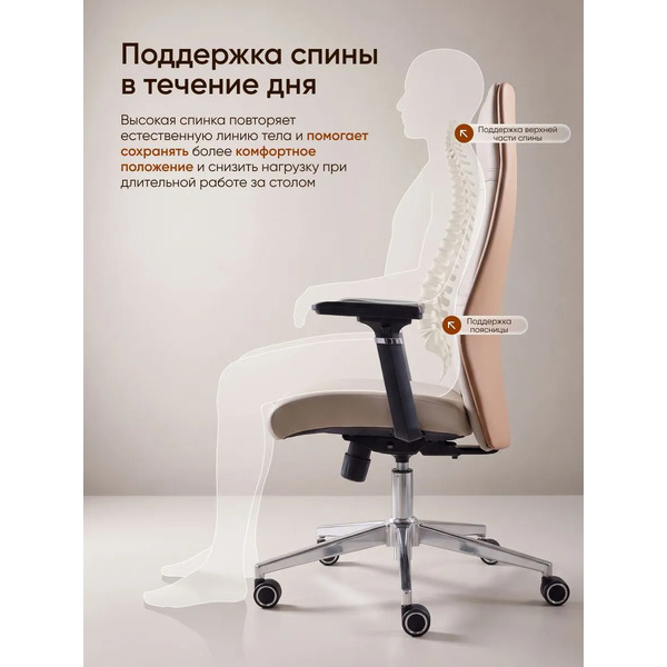 Офисное кресло myroo Office AVION A2513P-BE (бежевый)