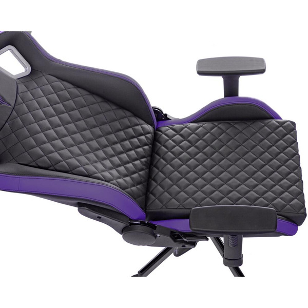 Кресло игровое Knight Outrider (1685571) черный/фиолетовый