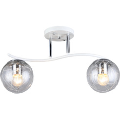 Потолочный светильник Mirastyle SX-N-9056/2 WT+CR