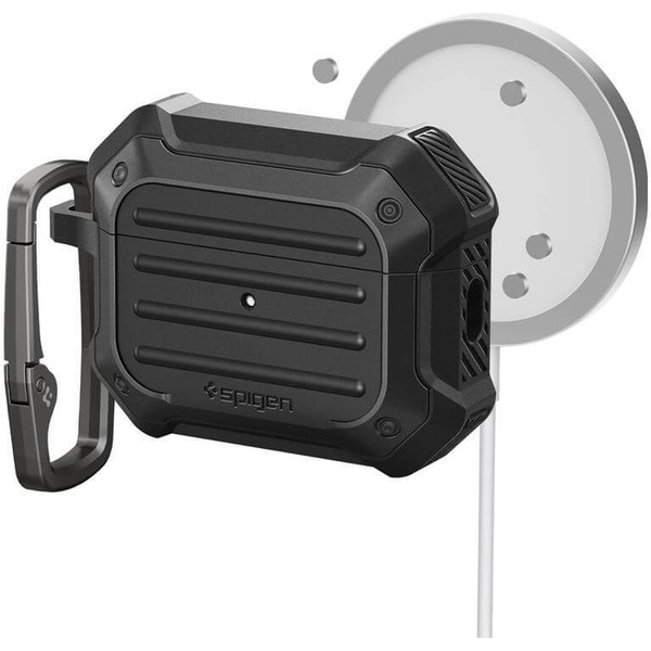 Чехол Spigen Tough Armor Mag для AirPods Pro 2/1 ACS05480 (черный)