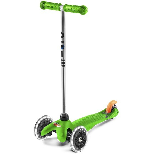 Самокат Micro Mini Micro LED (зеленый) [MM0288]