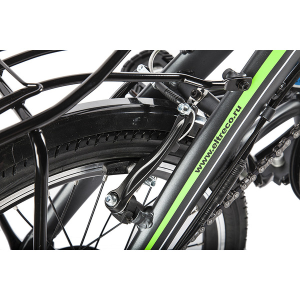 Велогибрид Eltreco Leto (черный/синий)