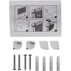 Доска магнитно-маркерная Silwerhof 60x90см лак белый алюминиевая рама