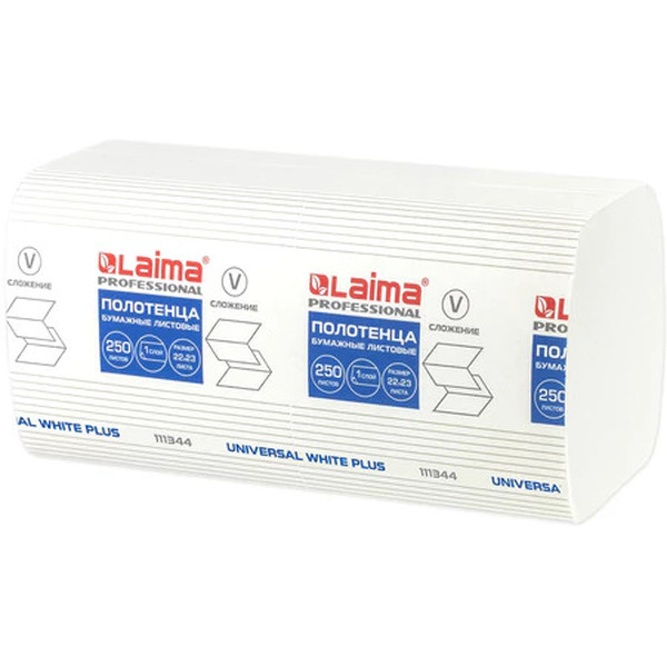 Бумажные полотенца Laima UNIVERSAL WHITE PLUS 111344 (20 шт)