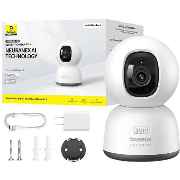 IP-камера Baseus Security P1 Lite 2K White (S0TV002132)
