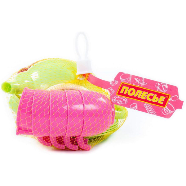 Набор игрушечной посуды Полесье 61386 (на 4 персоны, в сеточке)