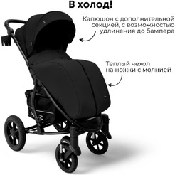 Детская прогулочная коляска Bubago Model One BG 173-2 (черный)