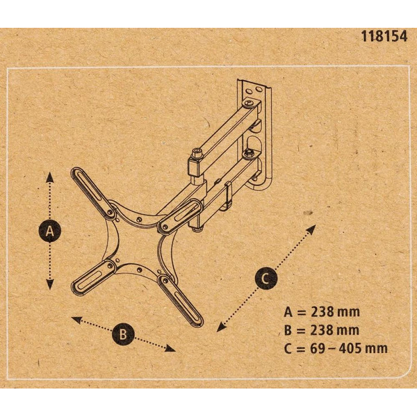 Кронштейн для телевизора Hama R1 118154